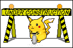 pikachu constructing the website