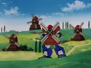 holland gundam which is just a giant windmill
